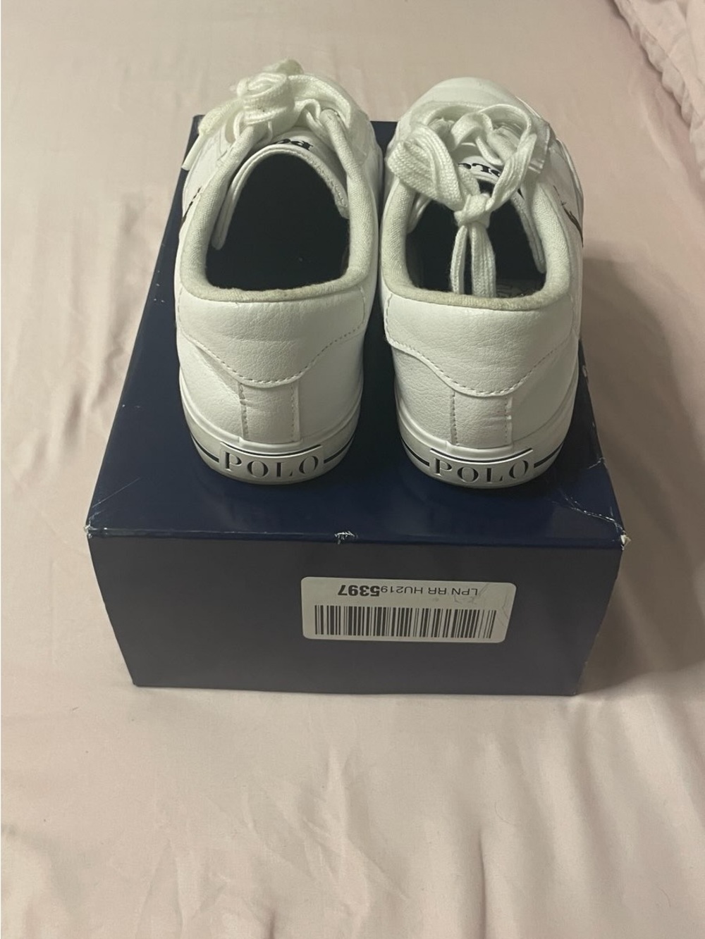 Polo by Ralph Lauren Kids White Low-Top Sneakers